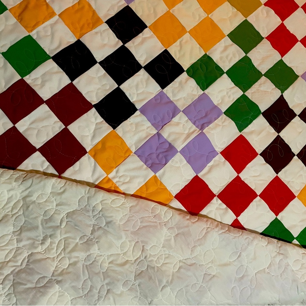 Full size handmade quilt
